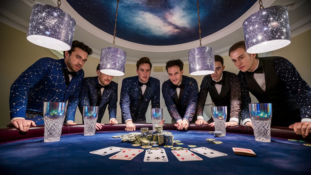 space themed poker battle