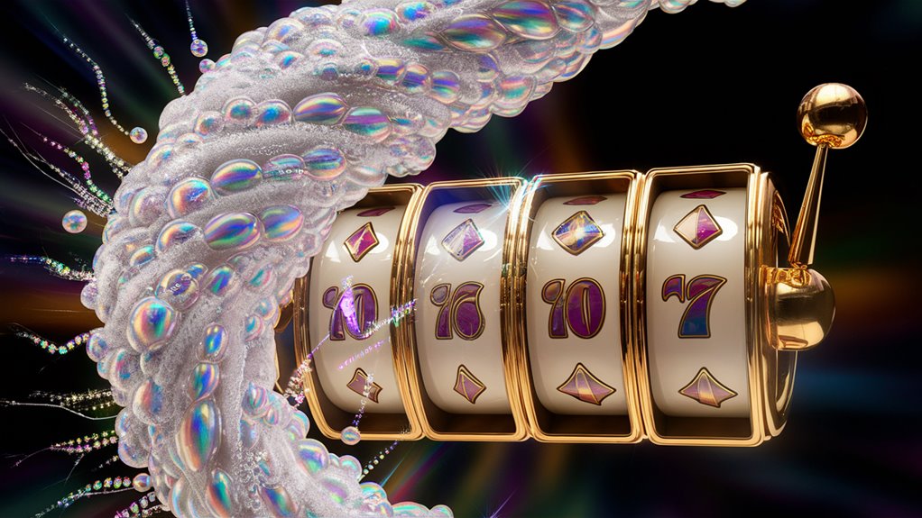 bubble themed slot machine game