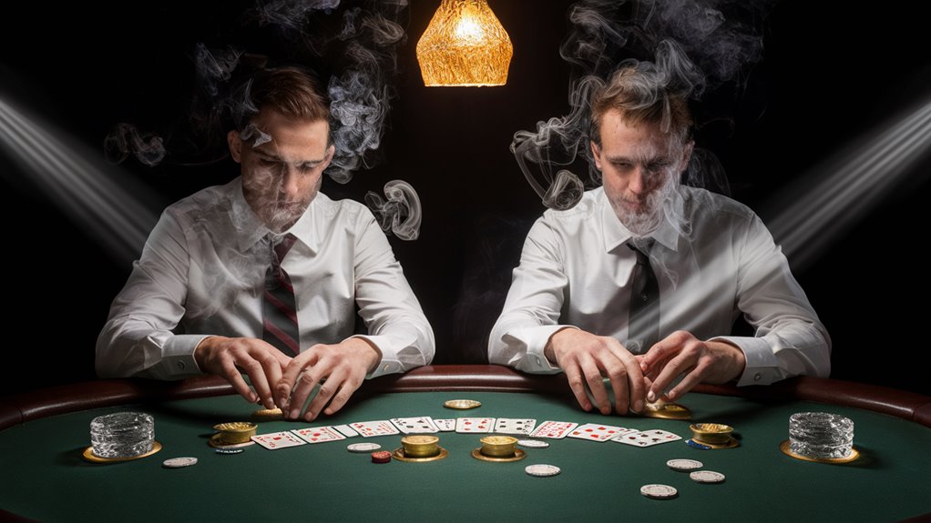 calming poker through smoke