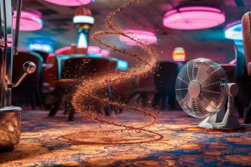 casino electricity dust power