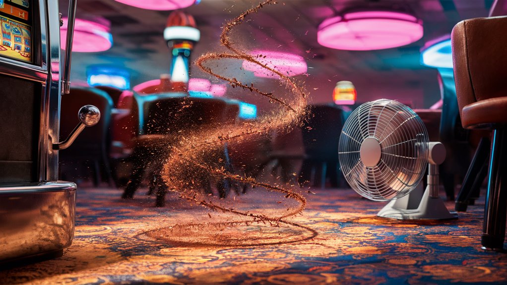 casino electricity dust power