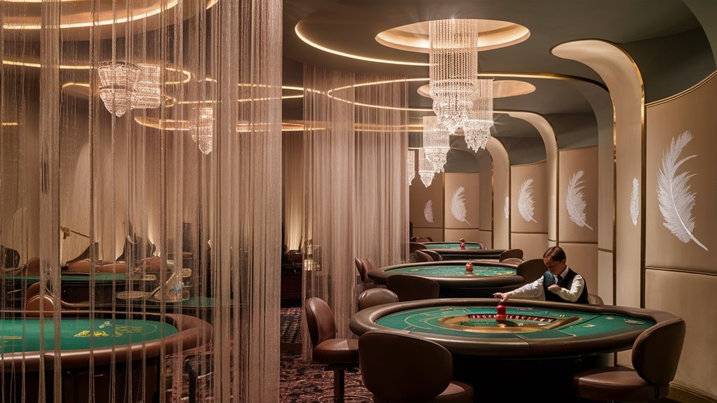 casino lights guide tables