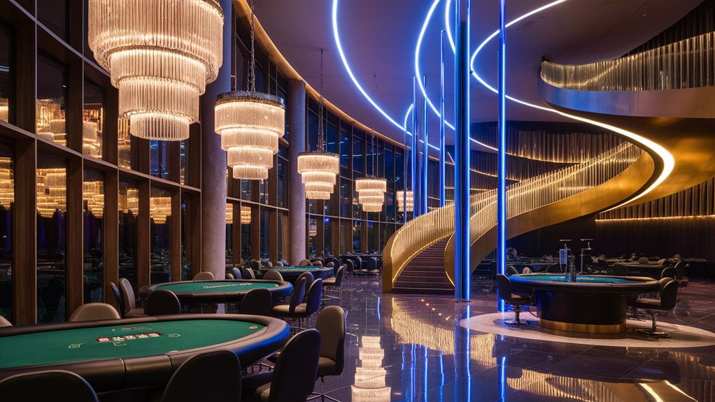 casino lights table games