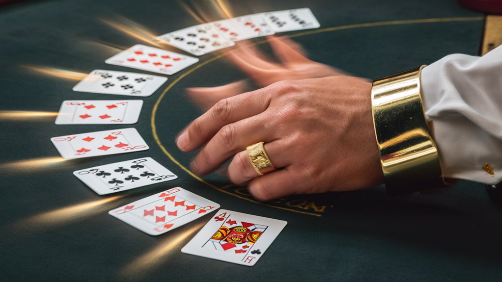 flashing cards move accurately