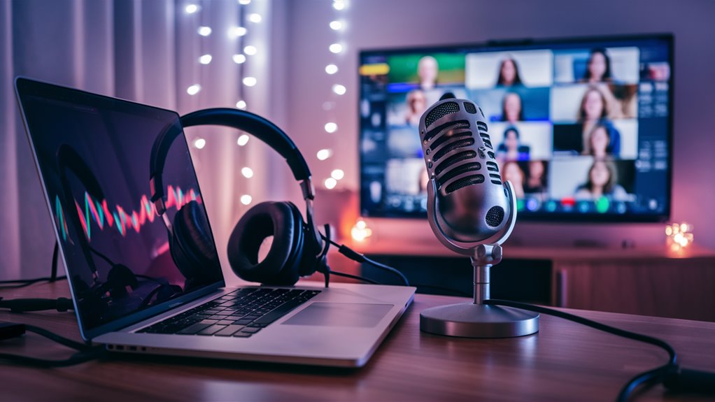 online party singing setup