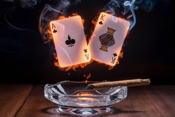 poker cards smoking cannabis