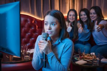 sing confidently in public