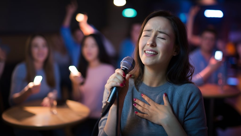 singing practice builds confidence